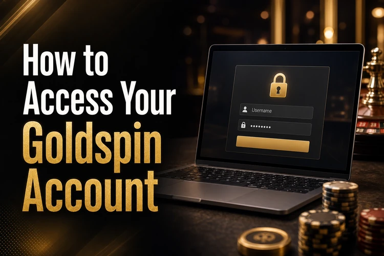 How to Access Your Goldspin Account